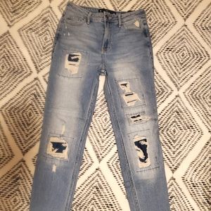 Womens Hollister High Rise Super Skinny Jean